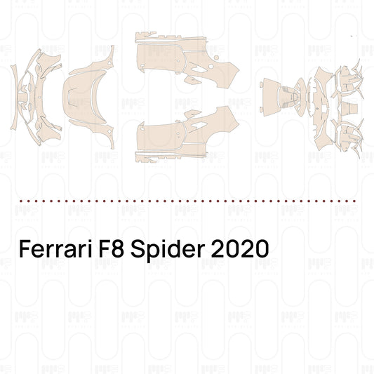 PPF prédécoupé Ferrari F8 Spider 2020
