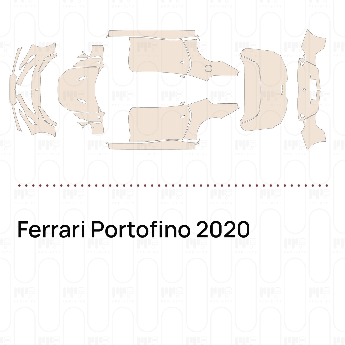 PPF prédécoupé Ferrari Portofino 2020