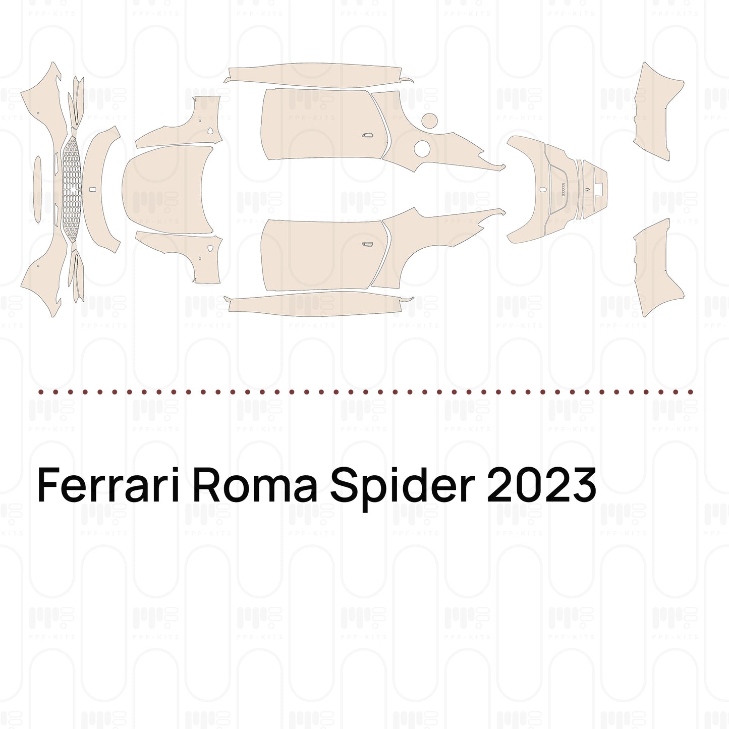 PPF prédécoupé Ferrari Roma Spider 2023