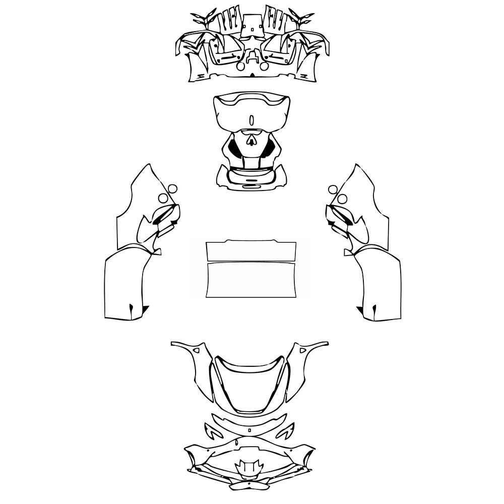 Pre-Cut PPF Ferrari SF90 Spider 2022 - PPF-Kits