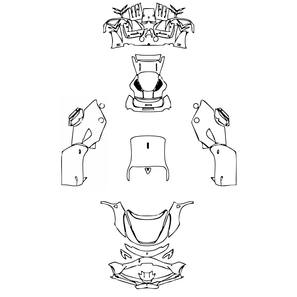 Pre-Cut PPF Ferrari SF90 Stradale 2021 - PPF-Kits