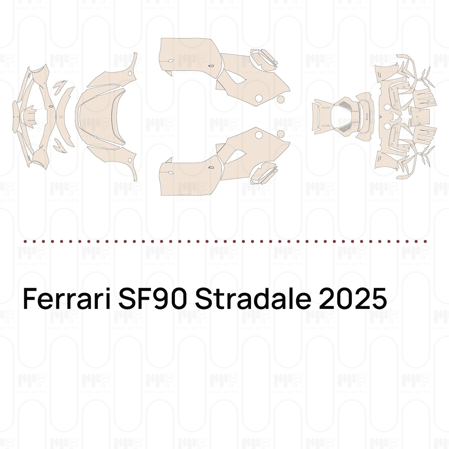 PPF prédécoupé Ferrari SF90 Stradale 2025