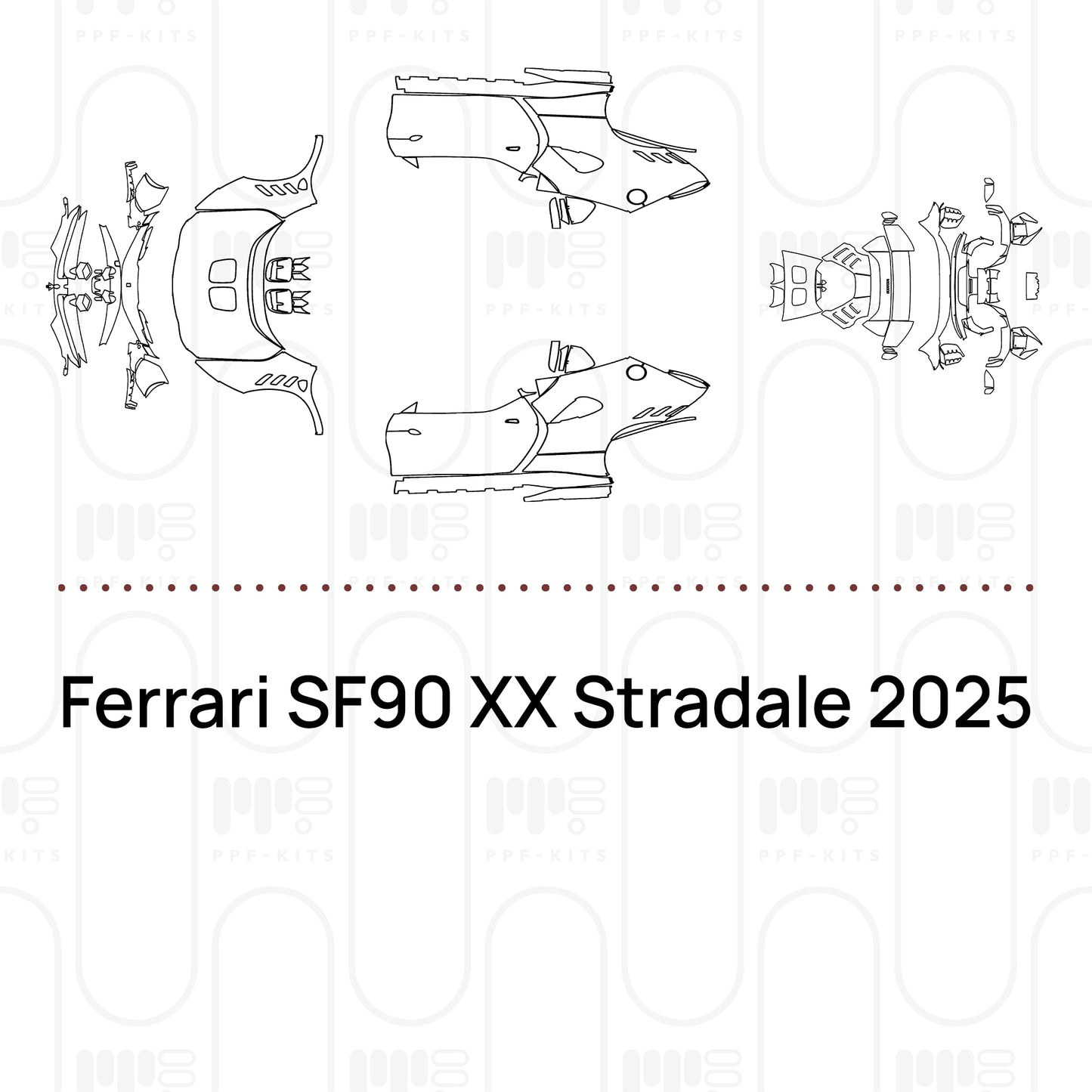 PPF prédécoupé Ferrari SF90 XX Stradale 2025