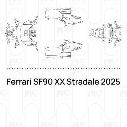 PPF prédécoupé Ferrari SF90 XX Stradale 2025