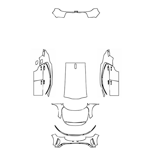 Pre-Cut PPF Fiat Fastback Base 2024 - PPF-Kits