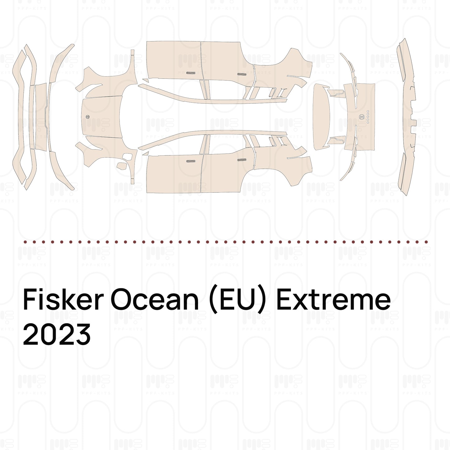 PPF prédécoupé Fisker Ocean (EU) Extreme 2023