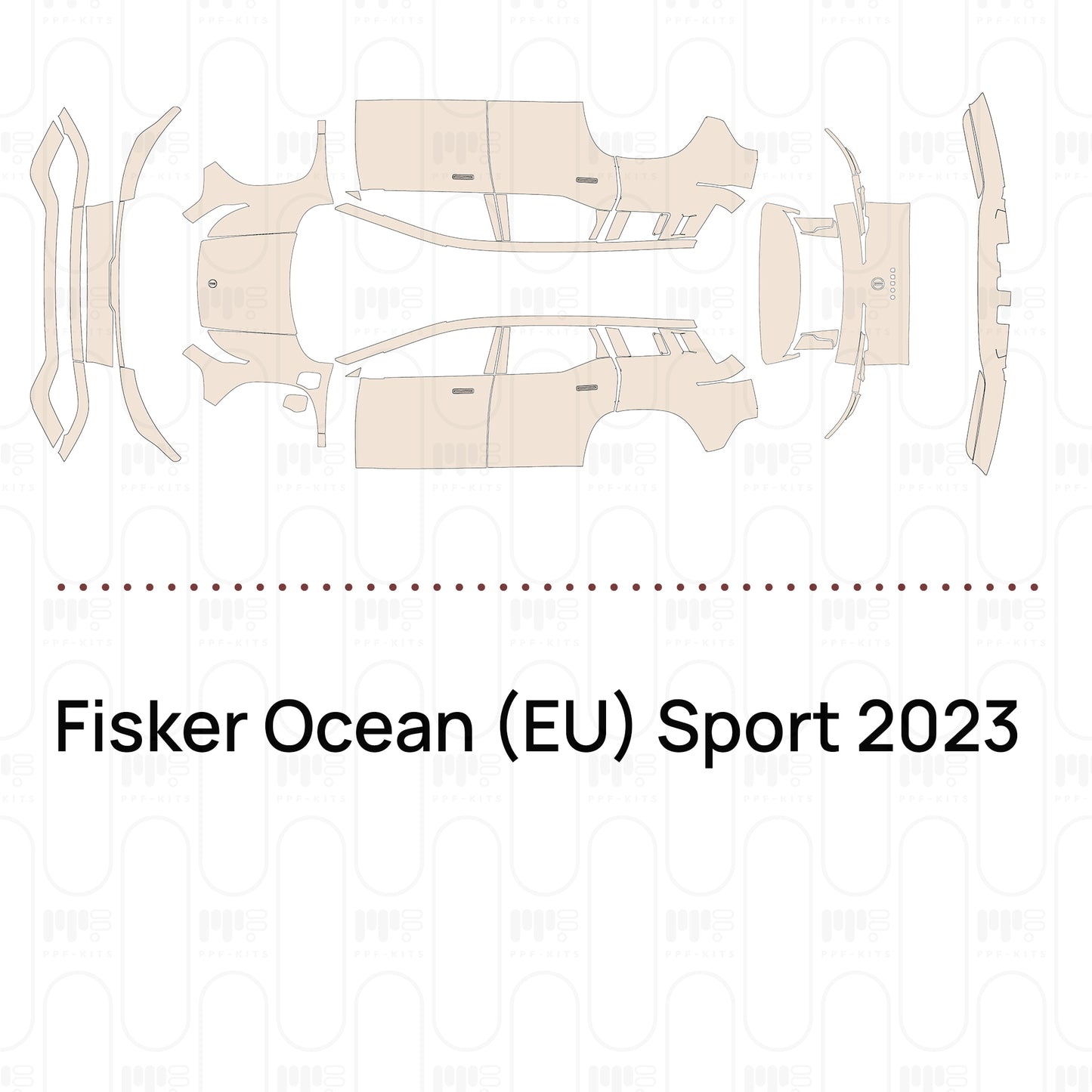 PPF prédécoupé Fisker Ocean (EU) Sport 2023