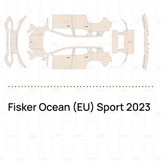 Fisker Ocean (EU) Sport 2023 – Film de protection PPF prédécoupé