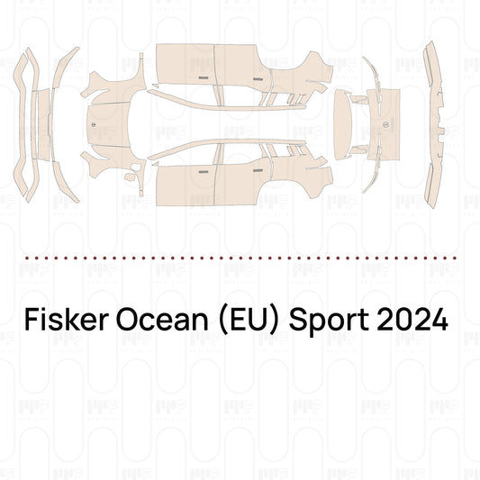 Fisker Ocean (EU) Sport 2024 – Film de protection PPF prédécoupé