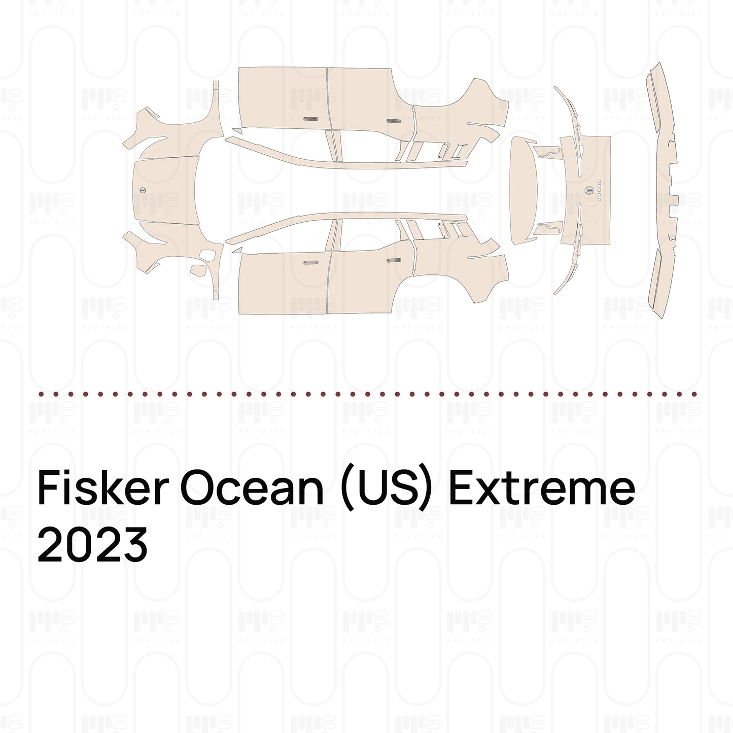 PPF prédécoupé Fisker Ocean (US) Extreme 2023