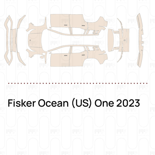 Fisker Ocean (US) One 2023 – Film de protection PPF prédécoupé