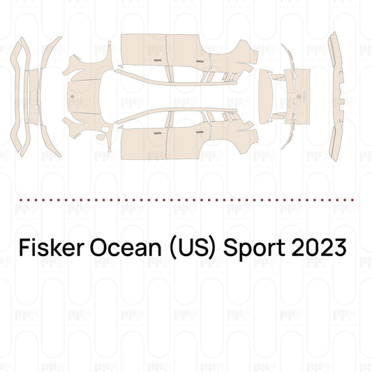 Fisker Ocean (US) Sport 2023 – Film de protection PPF prédécoupé
