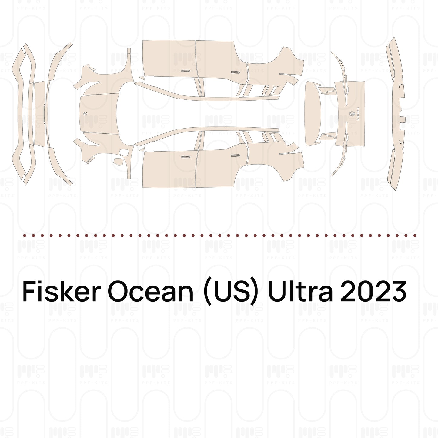 PPF prédécoupé Fisker Ocean (US) Ultra 2023