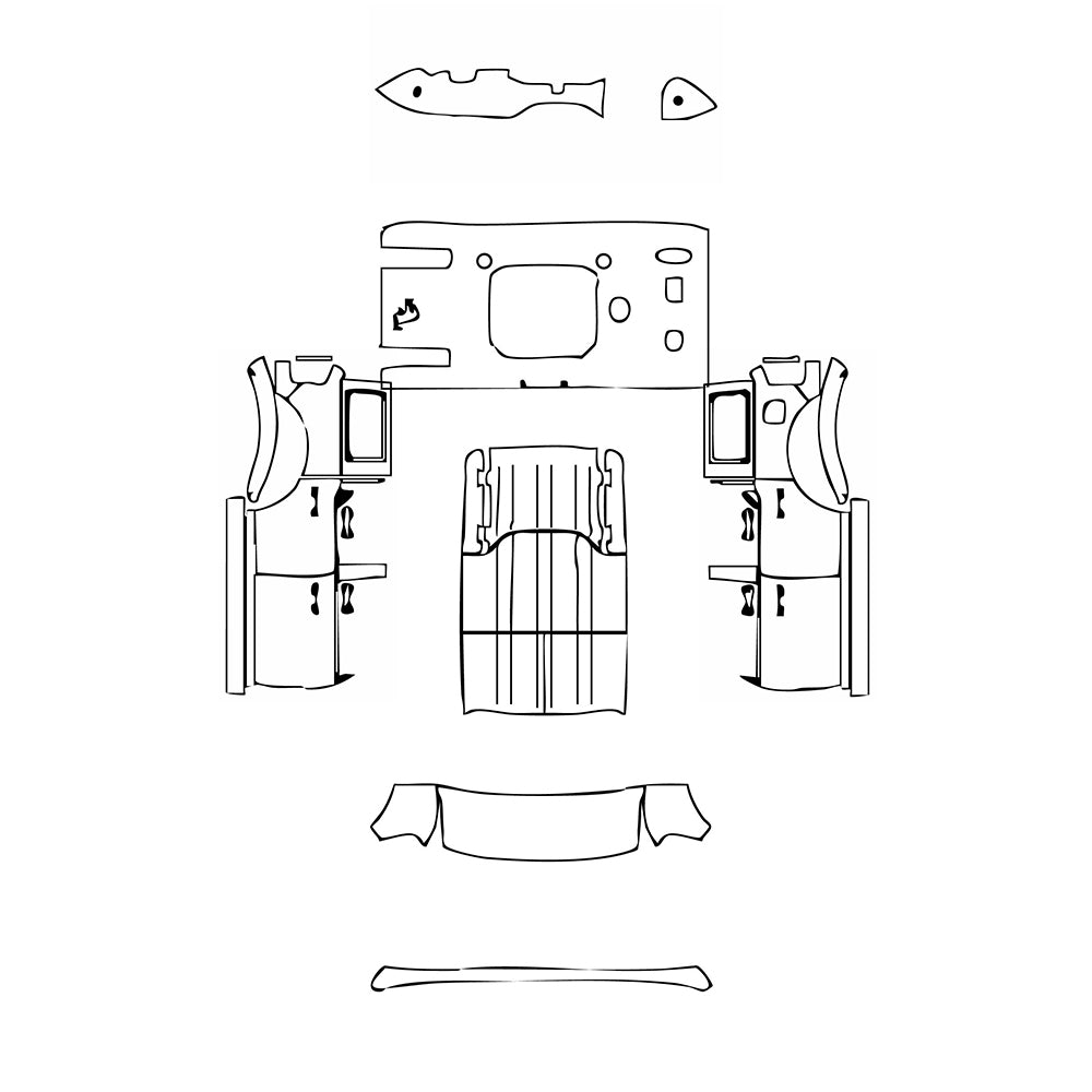 Pre-Cut PPF Ford Bronco 4 Door Badlands 2021 - PPF-Kits