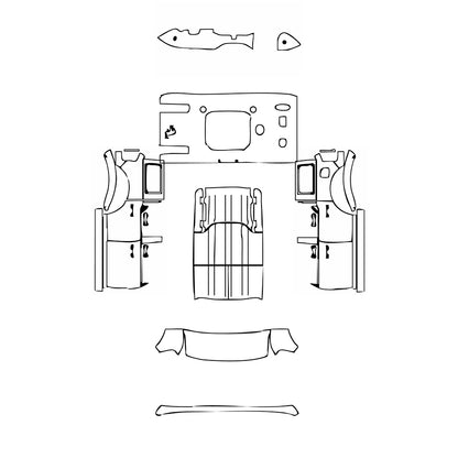 Pre-Cut PPF Ford Bronco 4 Door Badlands 2021 - PPF-Kits