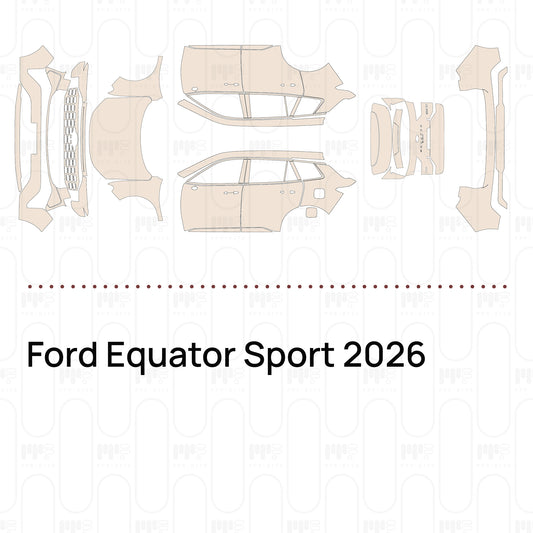 PPF prédécoupé Ford Equator Sport 2026