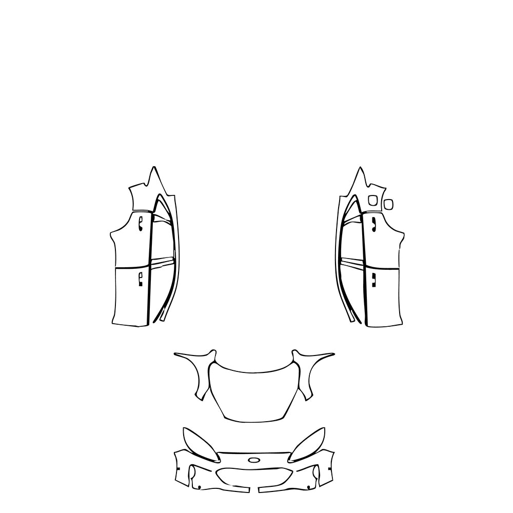 Pre-Cut PPF Ford Escape (US) SE 2021 - PPF-Kits