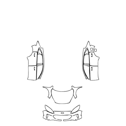 Pre-Cut PPF Ford Escape (US) S 2021 - PPF-Kits