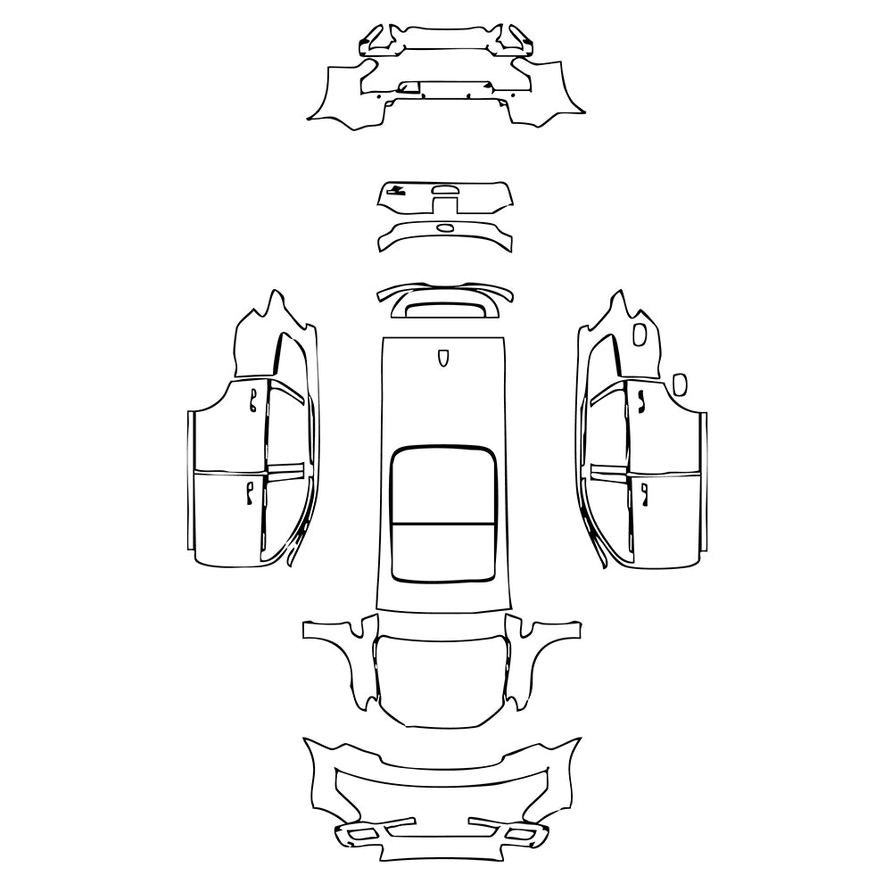 Pre-Cut PPF Ford Everest Base 2021 - PPF-Kits