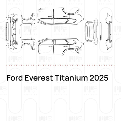 PPF prédécoupé Ford Everest Titanium 2025
