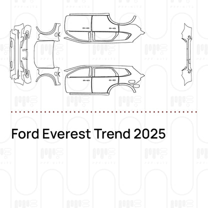 PPF prédécoupé Ford Everest Trend 2025