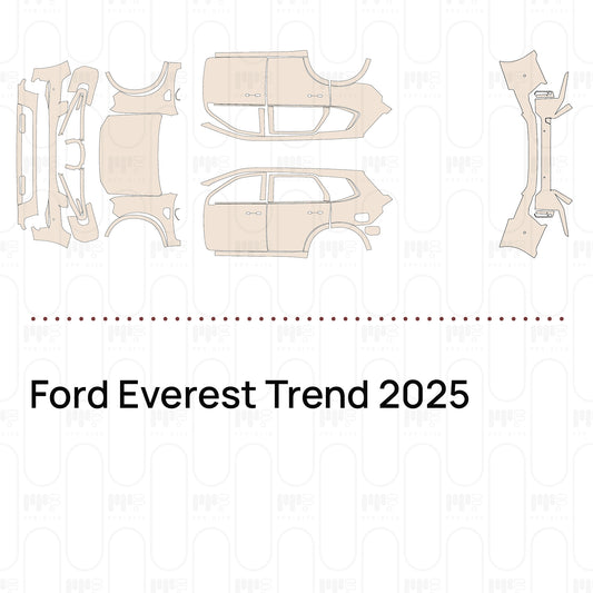 PPF prédécoupé Ford Everest Trend 2025
