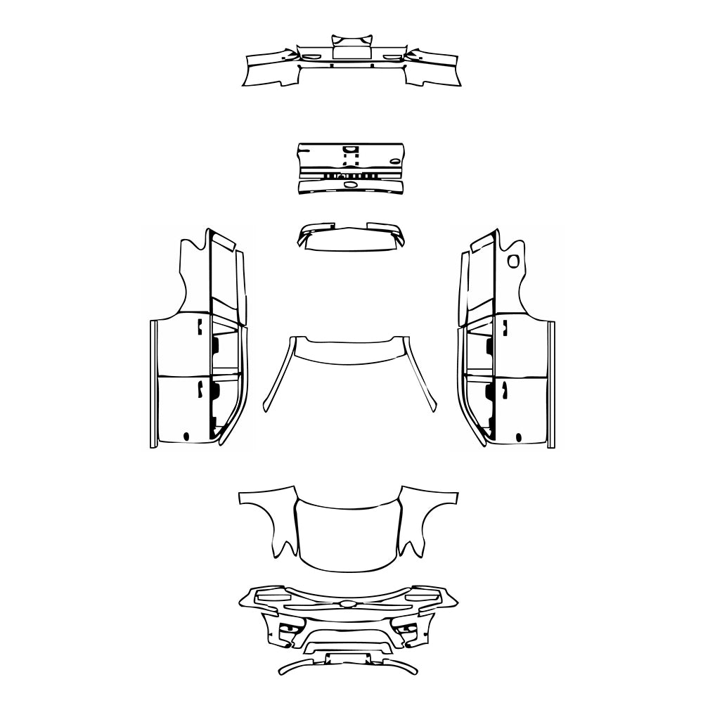 Pre-Cut PPF Ford Expedition Extended Wheelbase King Ranch 2024 - PPF-Kits