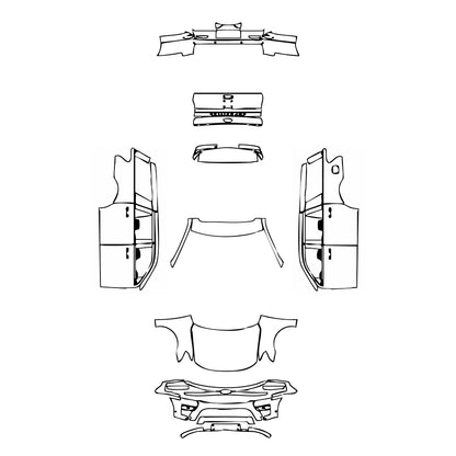 Pre-Cut PPF Ford Expedition Extended Wheelbase XLT 2023 - PPF-Kits
