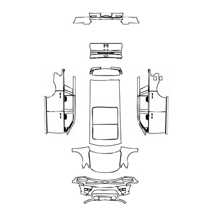 Pre-Cut PPF Ford Expedition Standard Wheelbase Limited 2022 - PPF-Kits