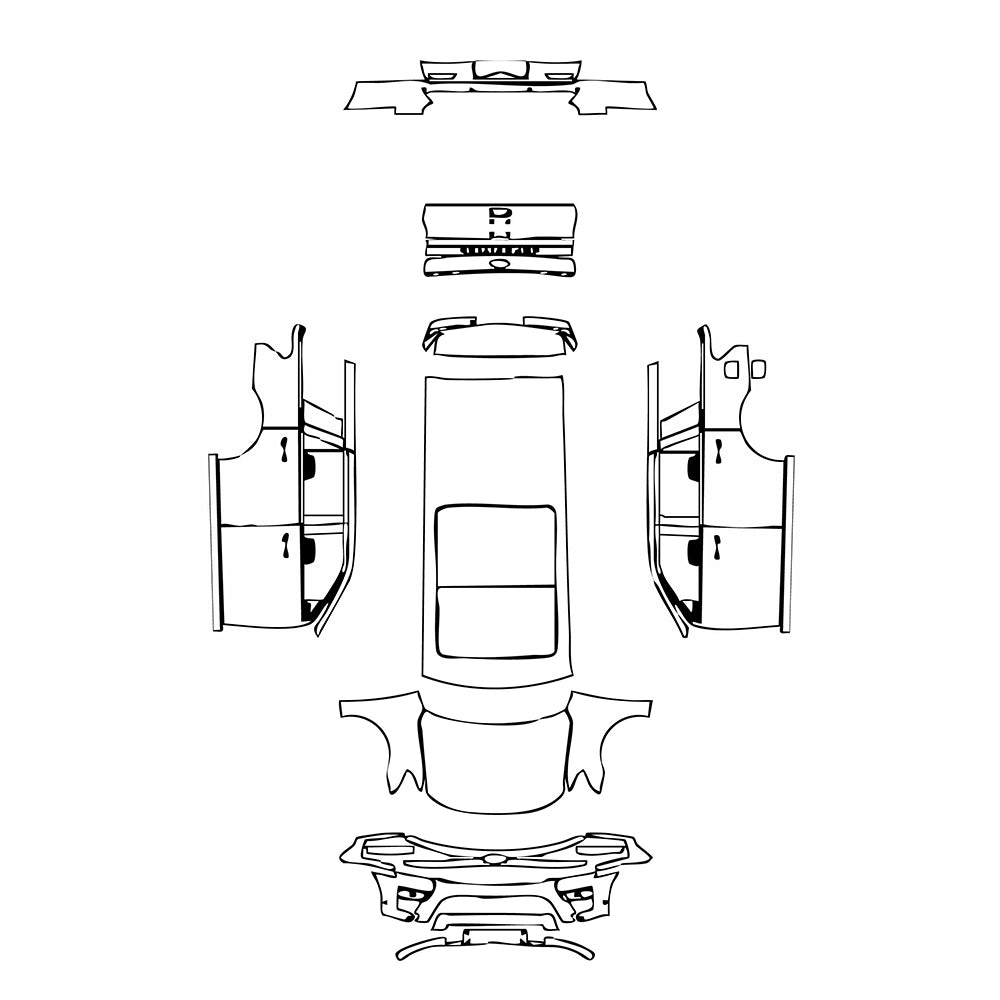 Pre-Cut PPF Ford Expedition Standard Wheelbase Limited 2023 - PPF-Kits