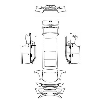 Pre-Cut PPF Ford Expedition Standard Wheelbase Platinum 2019 - PPF-Kits