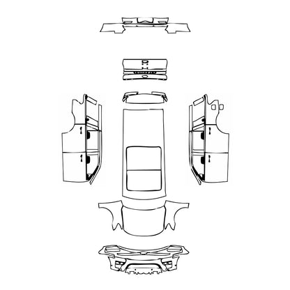 Pre-Cut PPF Ford Expedition Standard Wheelbase Timberline 2022 - PPF-Kits