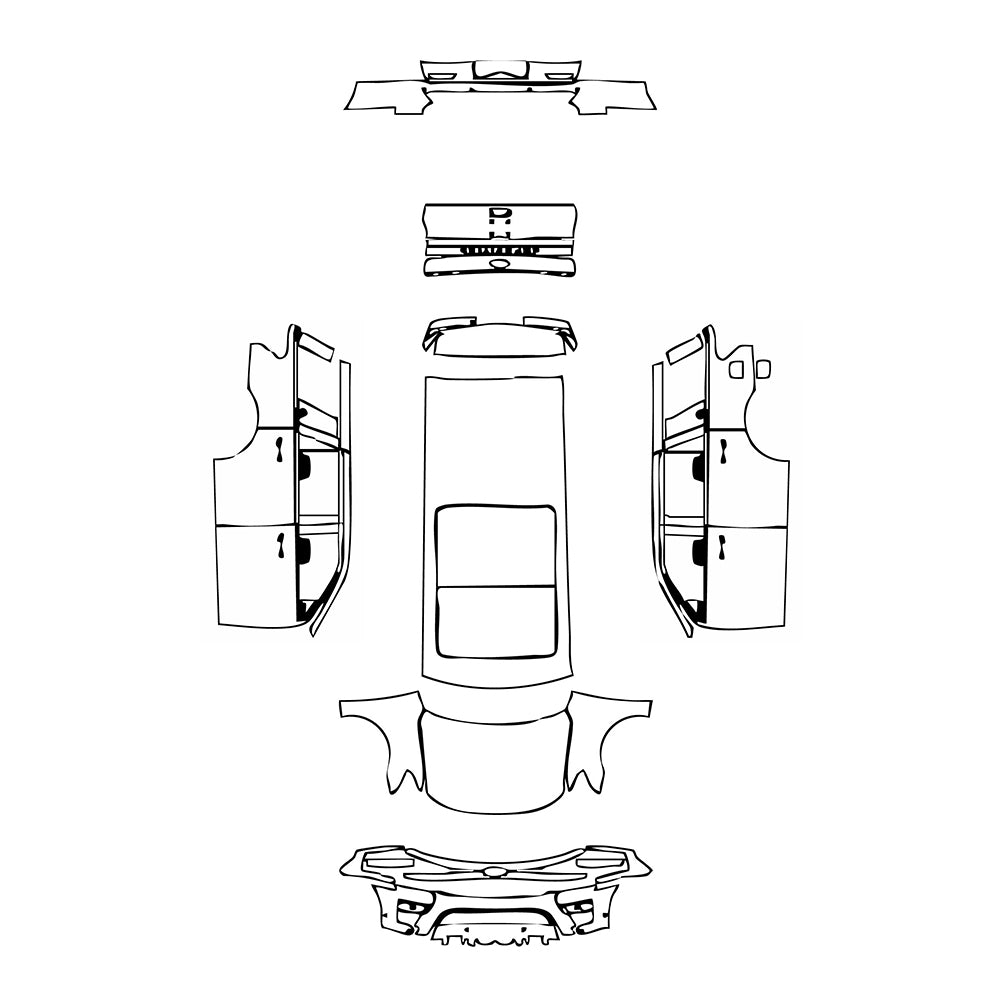 Pre-Cut PPF Ford Expedition Standard Wheelbase Timberline 2023 - PPF-Kits