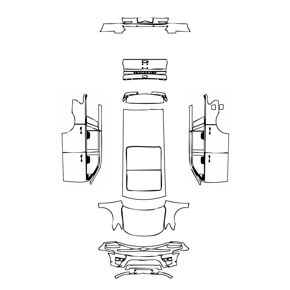 Pre-Cut PPF Ford Expedition Standard Wheelbase XL 2024 - PPF-Kits