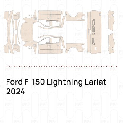 PPF prédécoupé Ford F-150 Lightning Lariat 2024
