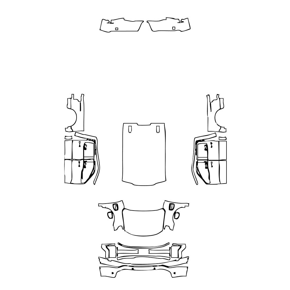 Pre-Cut PPF Ford F-150 Lightning Pro 2023 - PPF-Kits