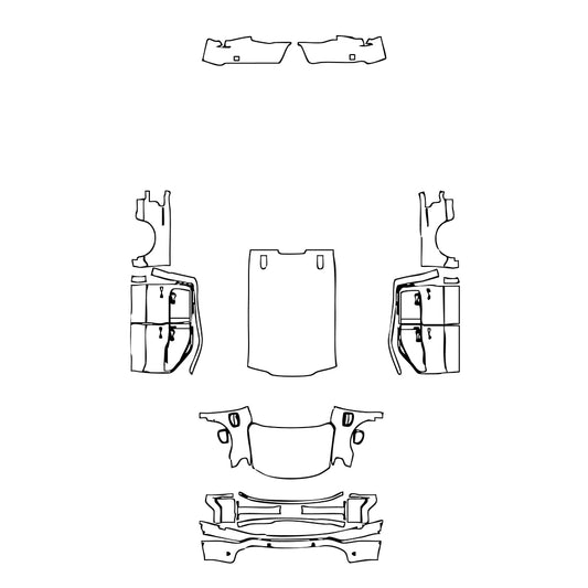 Pre-Cut PPF Ford F-150 Lightning XLT 2025 - PPF-Kits