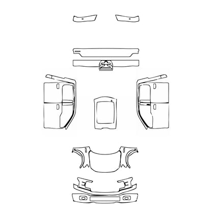 Pre-Cut PPF Ford F-150 Limited SuperCrew 2019 - PPF-Kits