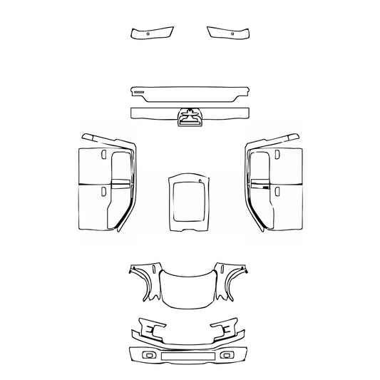 Pre-Cut PPF Ford F-150 Limited SuperCrew 2020 - PPF-Kits