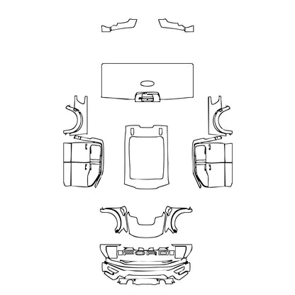 Pre-Cut PPF Ford F-150 Raptor SuperCrew 2022 - PPF-Kits
