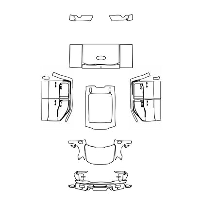 Pre-Cut PPF Ford F-150 SuperCrew Lariat 2024 - PPF-Kits