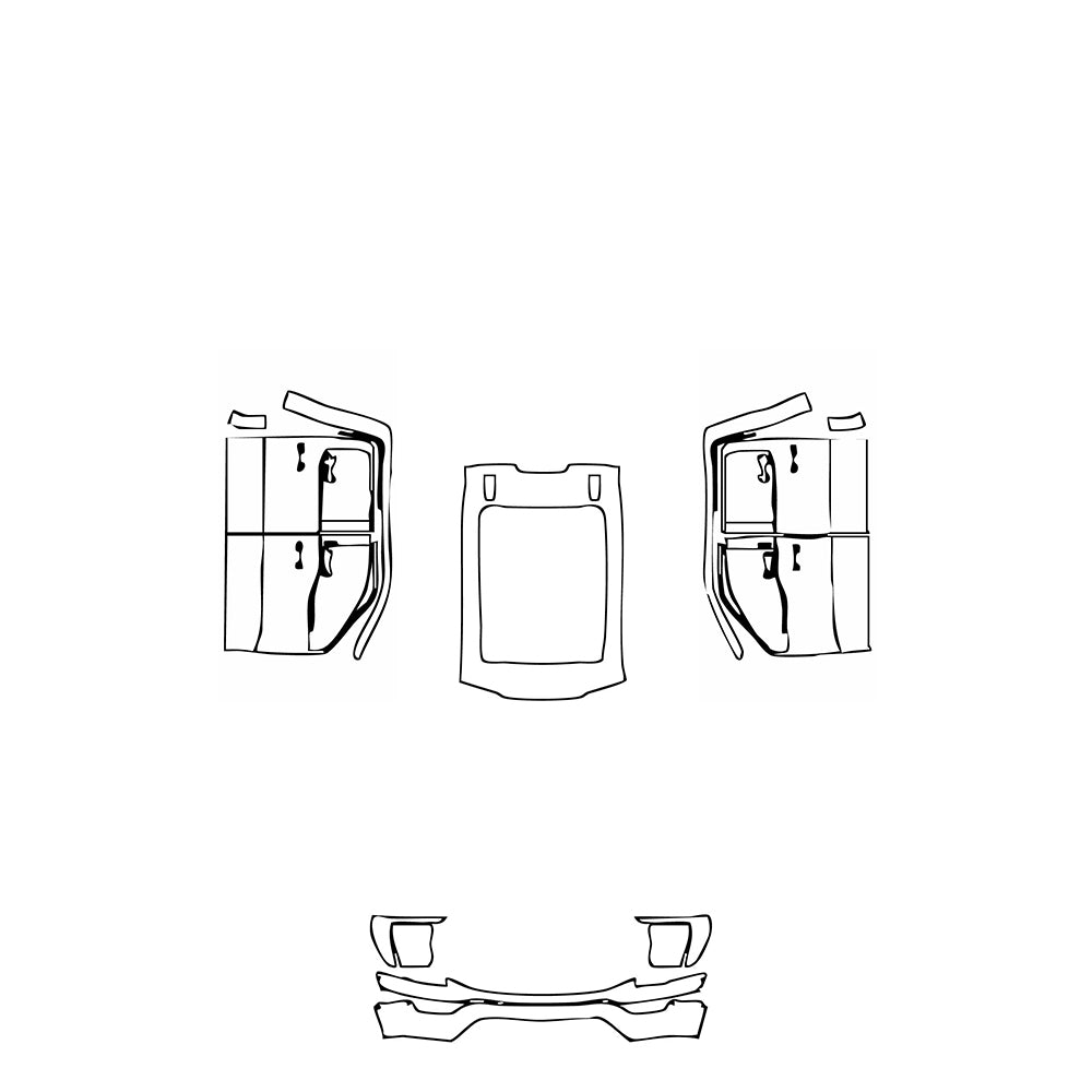 Pre-Cut PPF Ford F-150 SuperCrew Tremor 2022 - PPF-Kits