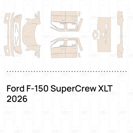 PPF prédécoupé Ford F-150 SuperCrew XLT 2026