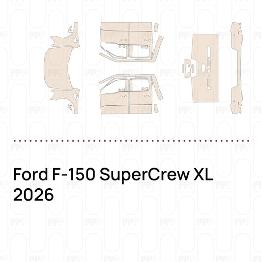 PPF prédécoupé Ford F-150 SuperCrew XL 2026