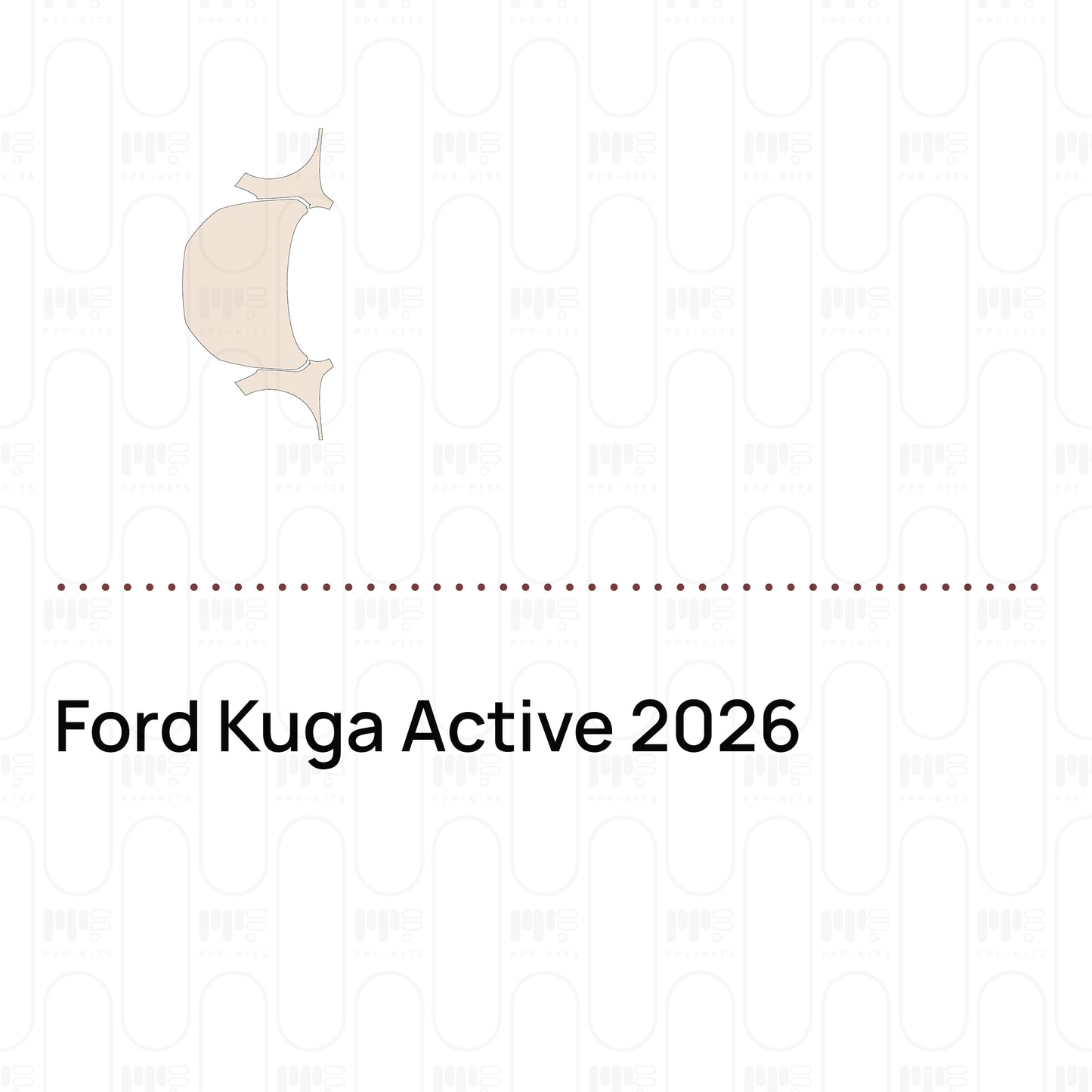 PPF prédécoupé Ford Kuga Active 2026