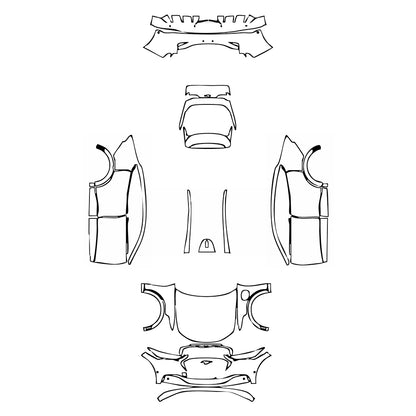 Pre-Cut PPF Ford Mach-E Luxury 2022 - PPF-Kits