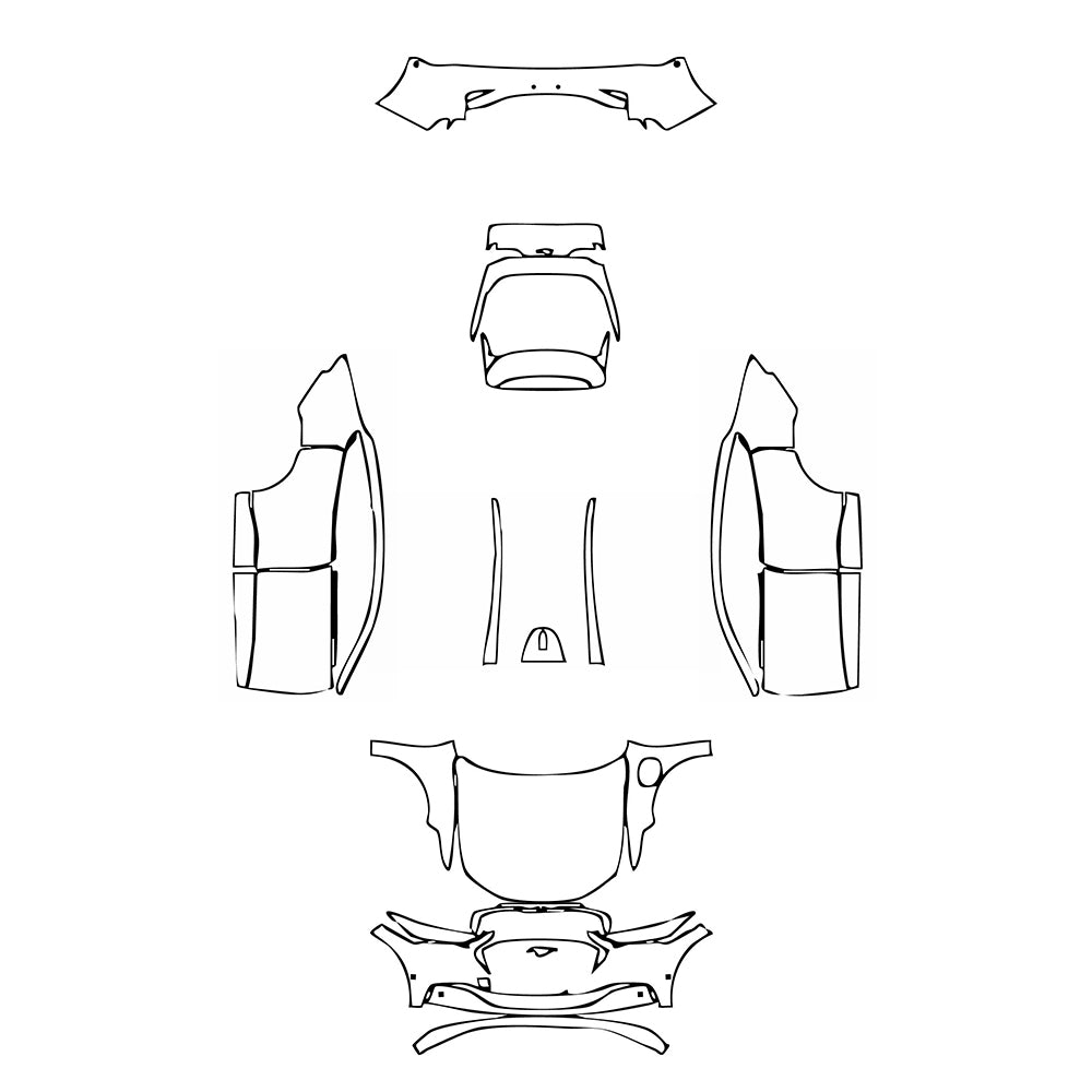 Pre-Cut PPF Ford Mach-E Select 2023 - PPF-Kits