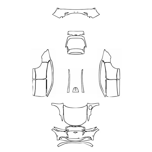 Pre-Cut PPF Ford Mach-E Select 2024 - PPF-Kits