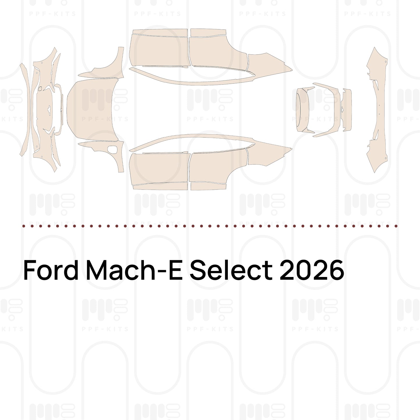 PPF prédécoupé Ford Mach-E Select 2026