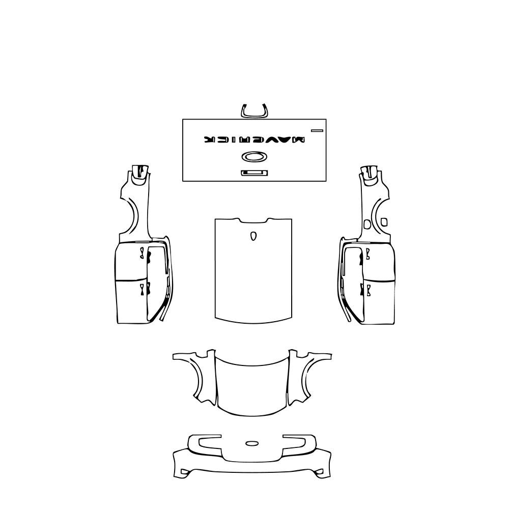 Pre-Cut PPF Ford Maverick LARIAT 2022 - PPF-Kits